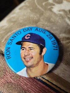 Ron Santo Day Chicago  Cubs Pin August 28, 1971 - Picture 1 of 6