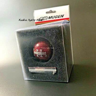 红色碳 MUGEN 6 MT 运动齿轮换档刀适用于本田 Civic Type R EK9 DC5 EP AP — 第 1/4 张图片