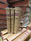 Book Old 3 Volumes Straight Abstract of The History Universelle 1754 Voltaire