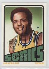 2005-06 Topps 1952 Style Fan Favorites Auto Zaid Abdul-Aziz #FFA-ZAA Auto