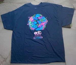 EDC Las Vegas 2021 Celebrating 25 Years Under The Electric Sky NEU XXXL T-Shirt - Bild 1 von 11