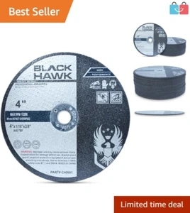 4" x 1/16" Premium Aluminum Oxide Cut Off Wheels - 25 Pack for Versatile Cutting - Picture 1 of 7