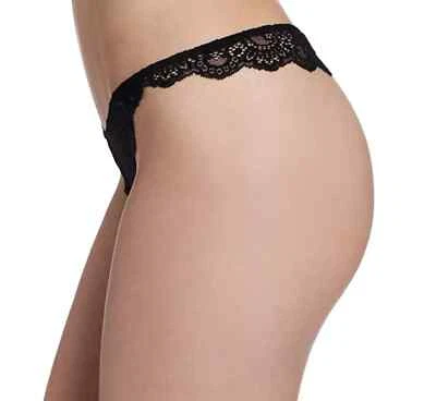 Only Hearts So Fine Black Lace Thong Women’s Size PS L95460 - Image 1 of 2