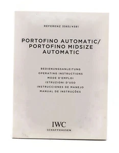 IWC Portofino 3565/4581 Booklet Manual - Bild 1 von 1