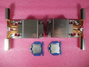 Lot of 2 Intel Xeon E5-2680 V4 2.4GHz 14-Core 28T with Heatsinks - Picture 1 of 6