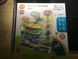 Kinderplay „Spiel-Parkgarage“ mit Aufzug, Licht & Ton, 6x Autos, Rampe / NEU-OVP - Bild 1 von 6