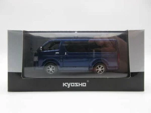 1:43 Kyosho Toyota Hiace 2014 Super GL 200 Mini car Dark Blue Mica CHN - Picture 1 of 4