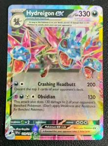 Tarjeta de juego de cartas coleccionables Hydreigon ex 119/191 Surging Sparks doble rara Pokémon casi nueva - Imagen 1 de 2