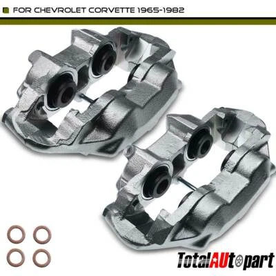 2Pcs Brake Calipers Front Left & Right for Chevrolet Corvette 1965-1982 2621202 - Image 1 of 4