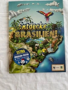 Edeka - Entdecke Brasilien - Leeralbum mit komplettem Sticker - und Cards Satz - Bild 1 von 4