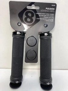 new Origin8 Pulsion Locking Grips Black - Picture 1 of 4