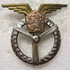 Czechoslovakia Air Force Flight Engineer badge wings 1960s, numbered - Picture 1 of 2
