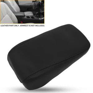 Fits 2013-2018 Toyota Avalon Leather Center Console Lid Armrest Cover Black - Picture 1 of 10