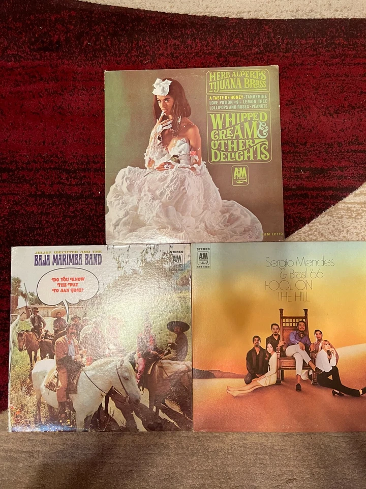  LP vinyl lot - Herb Alpert Tijuana Brass WHIPPED CREAM OTHER -Baja Marimba Band Foto 1 de 4