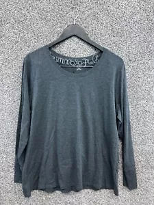 A.n.a. Gray Long Sleeve T-Shirt Pullover Casual Shirt Women's Petite 2XL - Picture 1 of 8