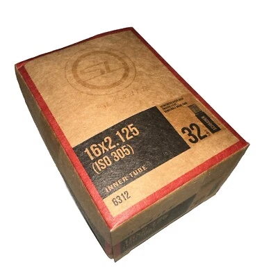 Sunlite 16 x 2.125 ISO 305 32 mm Schrader Valve Bike Inner Tube Spare Replace - Image 1 of 4