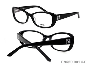 FENDI F 956R 001 shiny black  NEW ORIGINAL FRAMES FENDI - Picture 1 of 2