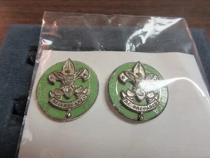 Scoutmaster Collar Brass Pins   Pair     IN4 - Picture 1 of 2