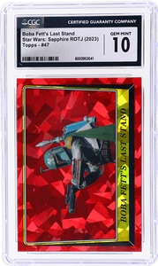 2023 Topps Chrome Sapphire Edition Boba Fett's Last Stand CGC 10 - Picture 1 of 2