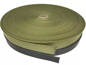 Webbing - Aus Made - Type 1 Army - available in Khaki & Black - 10mtr lengths - Picture 1 of 11