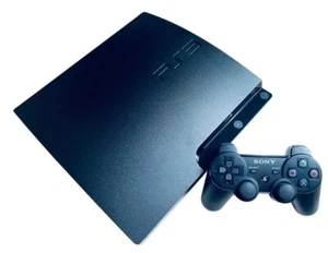SONY Playstation 3 Slim mit Controller - PS3 Spielekonsole Schwarz mit 160GB - Bild 1 von 5