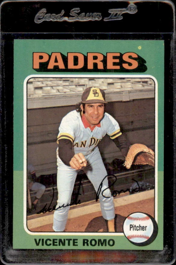 1975 Topps #274 Vicente Romo San Diego Padres - Nice Card - Image 1 of 1
