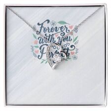 Heart Necklace Women Fashion Travel Jewelry,Pendant With Chain, Memorable Gift
