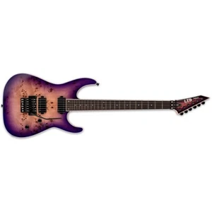 ESP LTD M-1000 Burled Poplar Purple Natural Burst Electric Guitar - BRAND NEW - Picture 1 of 3