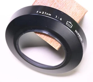 Nikon S Nippon Kogaku rangefinder 2.1cm 21mm hood, scarce shade - Picture 1 of 11