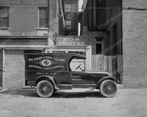 Big Four Candy Co Delivery Truck 1900s 8x10 Reprint Of Old Photo - Picture 1 of 1