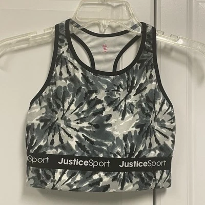 Sujetador deportivo Justice Girl’s talla 34 sin costuras Longline espalda deportiva excelente estado usado Foto 1 de 4