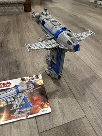 LEGO Star Wars: Resistance Bomber (75188) - 99% complete, with bombs, 1 minifig
