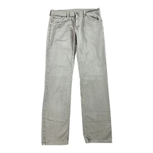 Mott & Bow Mercer Slim Jeans Herren 35x32 Hellgrau Stretch Denim Modern Freizeit - Bild 1 von 14