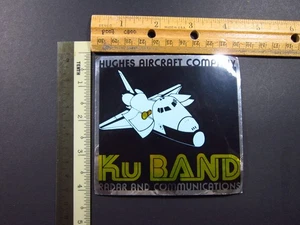 NASA Ku BAND Aufkleber Hughes Aircraft Co. Radar Comms Space Shuttle Vintage orig - Bild 1 von 2