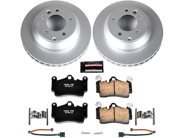 Kit Pastilla Freno Trasero y Rotor Para Audi Q7 2007-2015 2008 2009 2010 2011 YS753YM Foto 1 de 1