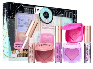 Too Faced Naughty Kisses & Sweet Cheeks-Love Flush Blush & Lip Injection Gloss - Picture 1 of 5