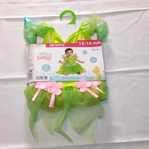 NEW Baby Tinker Bell Halloween Costume 12-18 Months Fairy Peter Pan Disney - Picture 1 of 3