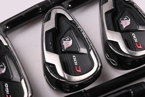 Wilson C100 Irons / 5-PW+GW+SW / Regular Flex Aldila RIP 75 Shafts - Picture 1 of 7