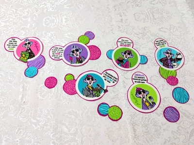 Lot of 6 Maxine Cartoon Character Iron On Patches Food Funny - Image 1 of 4