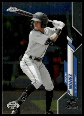 2020 Topps Pro Debut #PDC-31 Nasim Nunez Chrome - Image 1 of 2