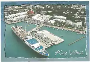 ss Ocean Breeze... crucero... Premier Cruises pc... vista aérea Key West FL - Imagen 1 de 2