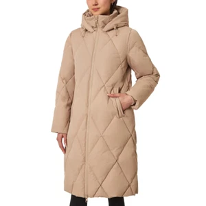 Mondetta Ladies' Diamond Quilt Down Parka Size  XS Cream - Picture 1 of 8