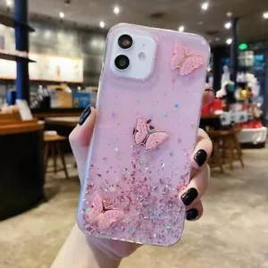 Glitter Powder Shockproof Case For iPhone 11/12/12Pro/13/13 Pro/13 Pro Max Cover - Picture 1 of 9