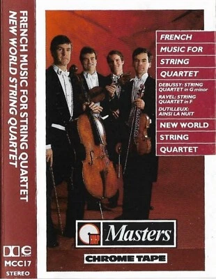 New World String Quartet French Music For String Quartet CASSETTE ALBUM - Image 1 of 4