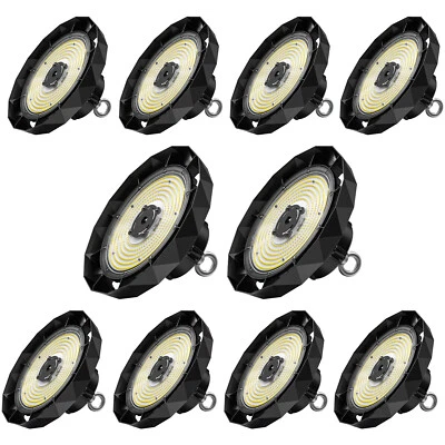 LED Hallenbeleuchtung Industrielampe IP65 Ufo Hallenleuchte Hallenstrahler Lager - Bild 1 von 4