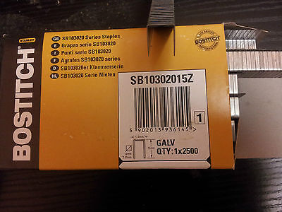 Bostitch SB103020 Staples, 10mm, 12mm & 15mm. Fit P50 & P51 Pliers • 26.04£