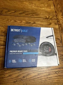 NEW Other Detroit Axle 2x Front Carbon Fiber Ceramic Brake Pads Hardware P-1374 - Picture 1 of 5