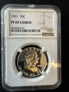 Franklin 1961 Cameo Pf69 - Picture 1 of 5