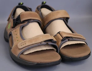 Dunham Men's Nolan-Dun Fisherman Sandal,Tan SIZE 11 4E - Picture 1 of 7