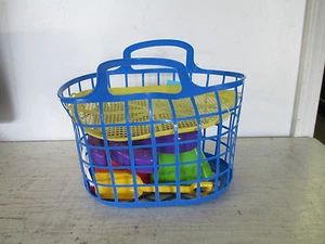 Basket of Sand Toy Set, Beach Toys, 6PC, New w/Tags - Picture 1 of 3